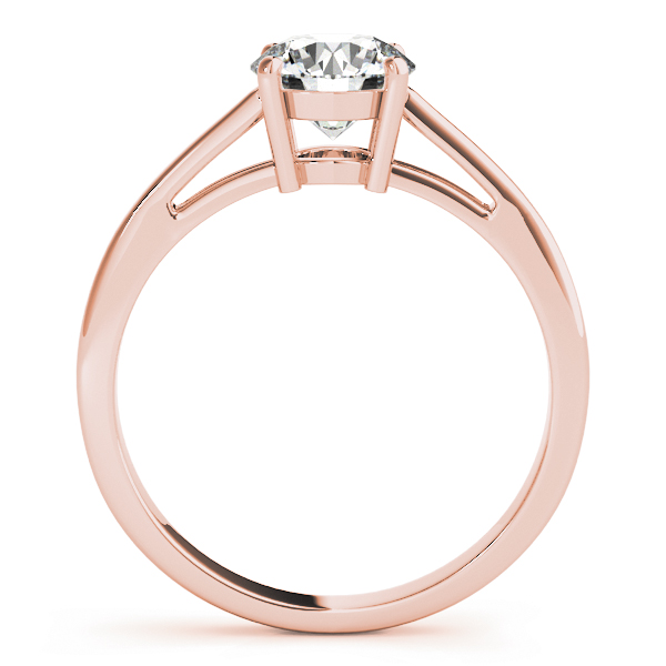 The Eveline Solitaire Engagement Ring, side view