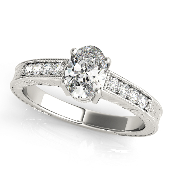 ENGAGEMENT RINGS SINGLE ROW PRONG