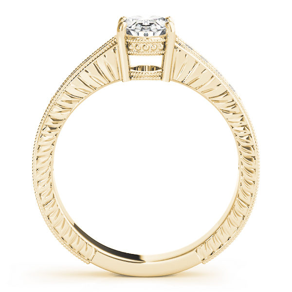 The Jane Single-Row Engagement Ring, side view