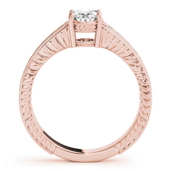 The Jane Single-Row Engagement Ring, side view