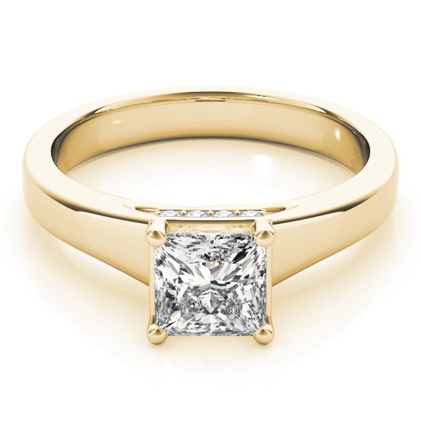The Millicent Solitaire Engagement Ring, set view