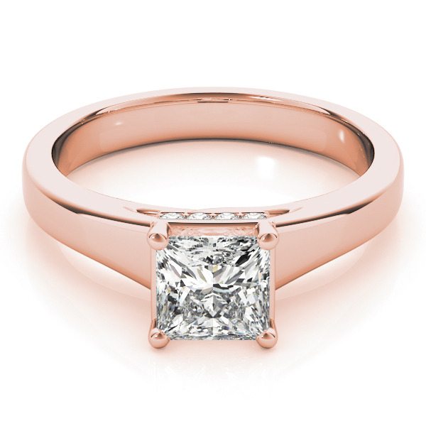 The Millicent Solitaire Engagement Ring, set view