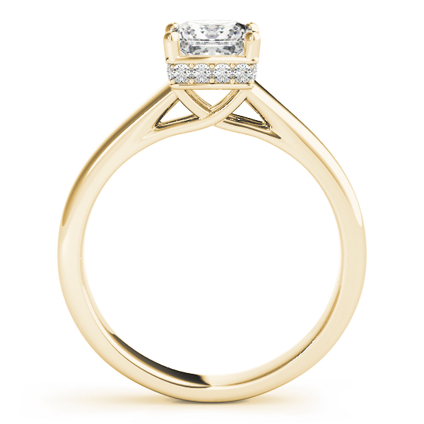 The Millicent Solitaire Engagement Ring, side view