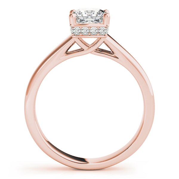 The Millicent Solitaire Engagement Ring, side view