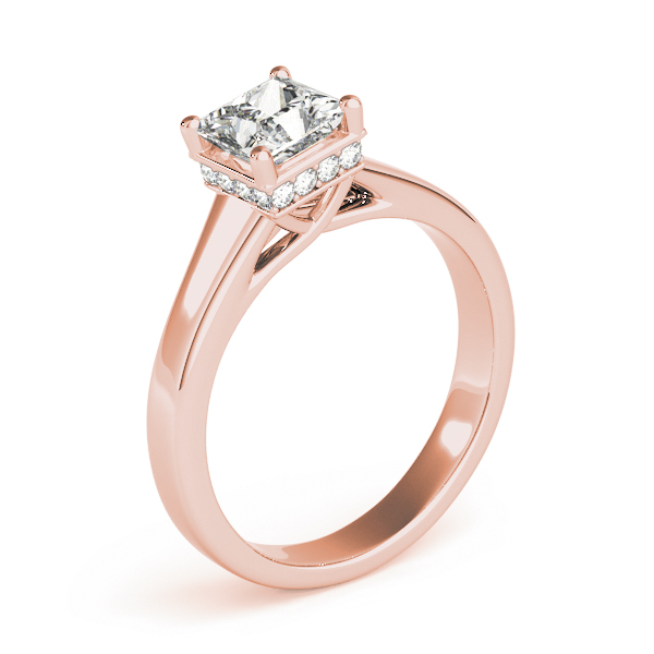 The Millicent Solitaire Engagement Ring, upright view