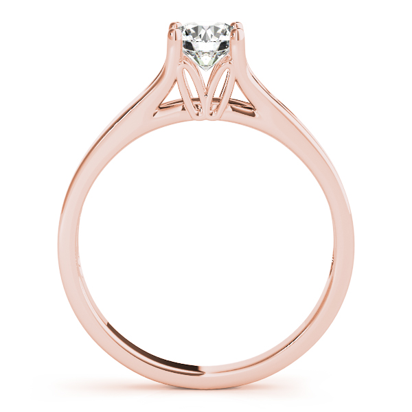 The Ximena Solitaire Engagement Ring, side view