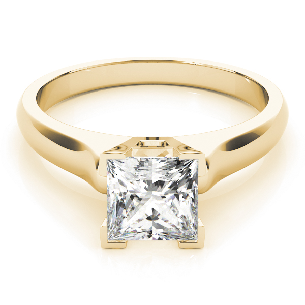 The Vanessa Solitaire Engagement Ring, set view