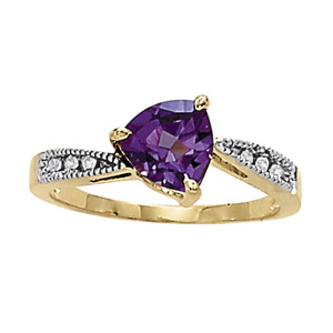Trillion Shape Color Rings