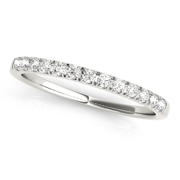 Split Prong Wedding Band