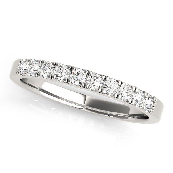 Split Prong Wedding Band