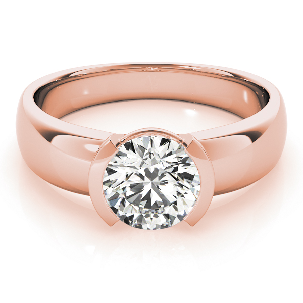 The Opal Solitaire Engagement Ring, set view