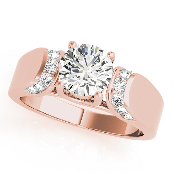 The Guinevere Solitaire Engagement Ring, front view