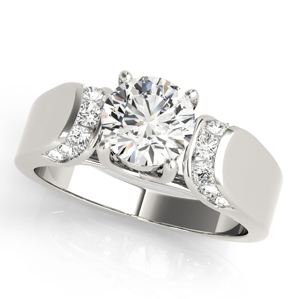 Solitaire Trellis Engagement Ring