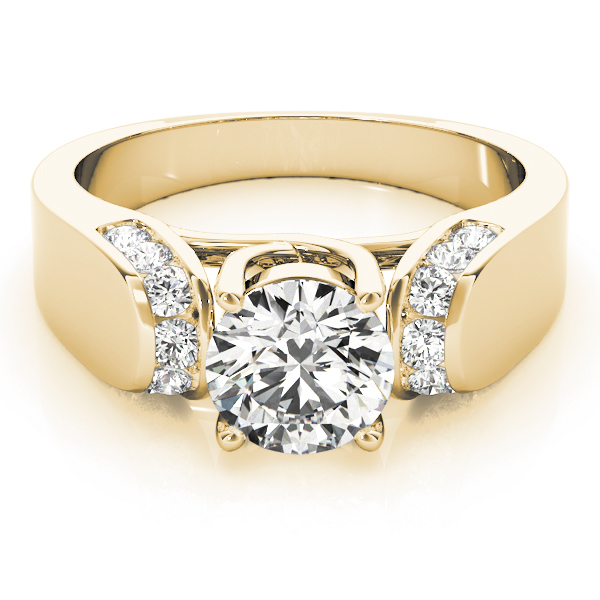 The Guinevere Solitaire Engagement Ring, set view