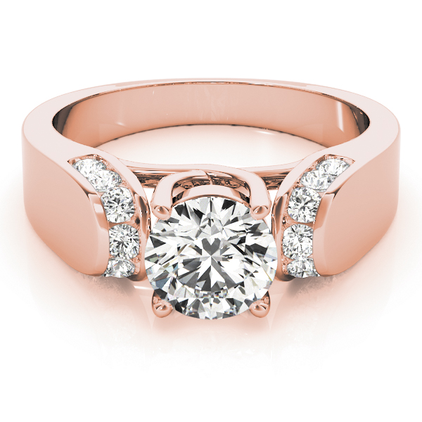 The Guinevere Solitaire Engagement Ring, set view