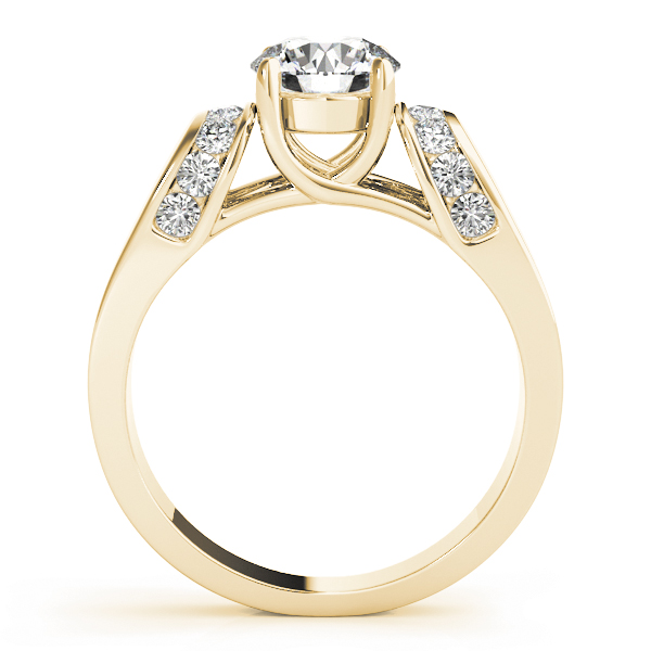 The Guinevere Solitaire Engagement Ring, side view