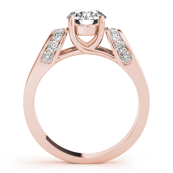 The Guinevere Solitaire Engagement Ring, side view