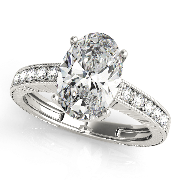 Vintage-Inspired Milgrain Engagement Ring