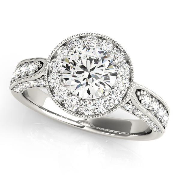 ENGAGEMENT RINGS HALO ROUND