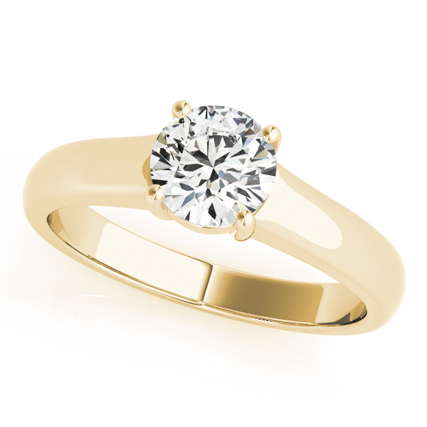 The Alessandra Solitaire Engagement Ring, front view