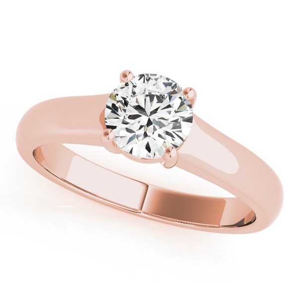 The Alessandra Solitaire Engagement Ring, front view