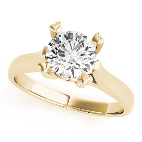 The Clara Solitaire Engagement Ring, front view