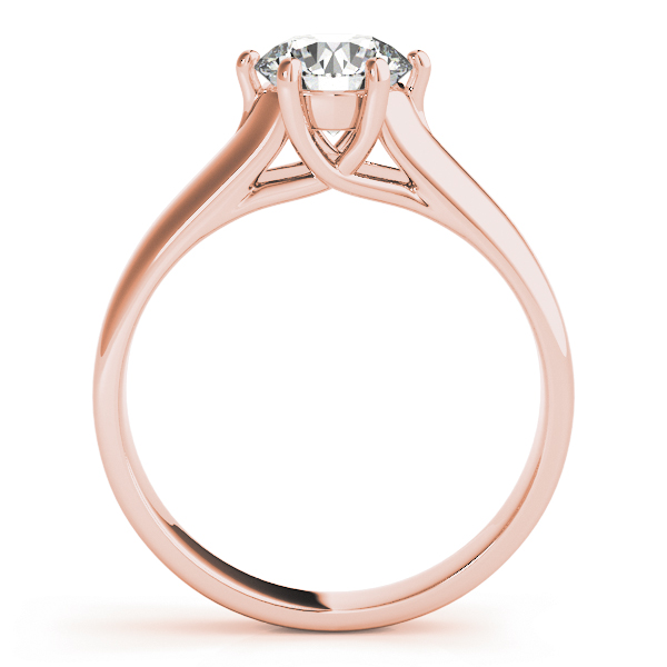 The Simone Solitaire Engagement Ring, side view