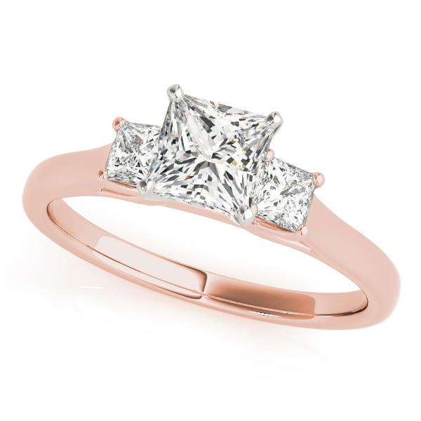 ENGAGEMENT RINGS 3 STONE PRINCESS