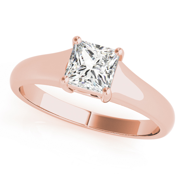 The Thea Solitaire Engagement Ring, front view