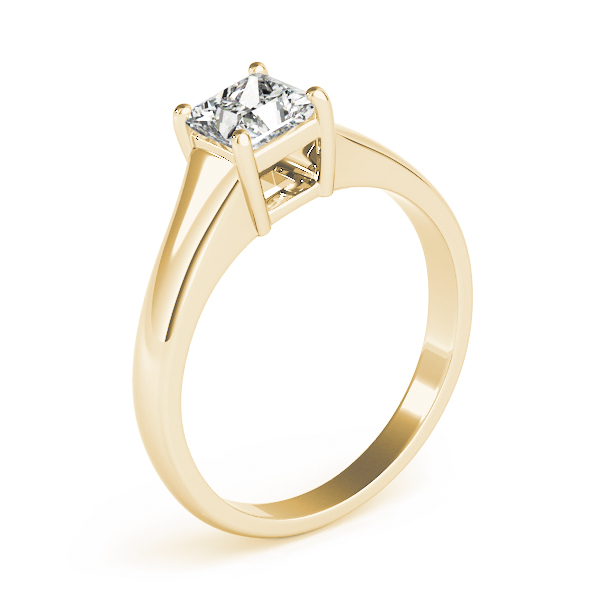 The Thea Solitaire Engagement Ring, upright view