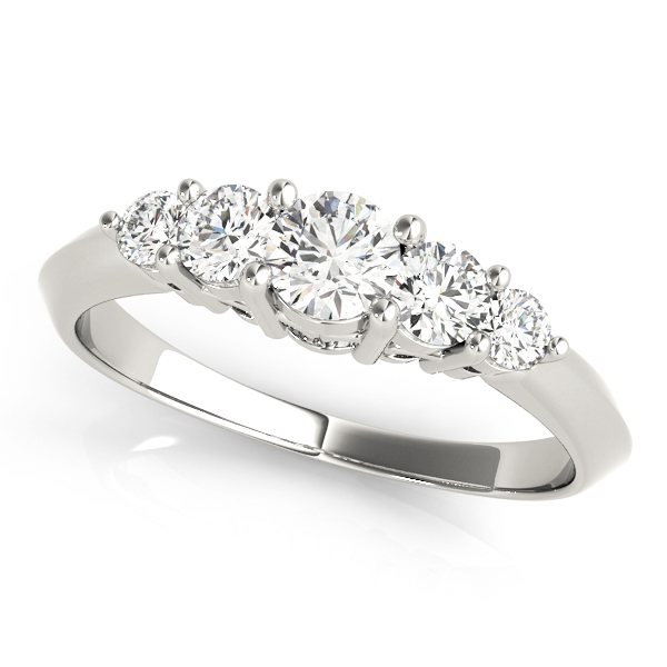 Prong Set Wedding Band