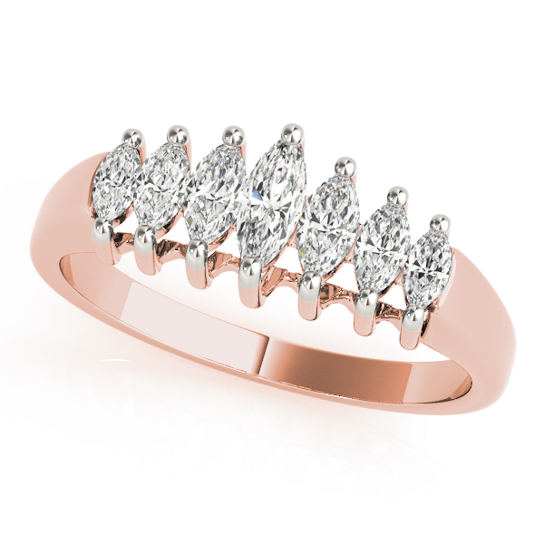 WEDDING BANDS FANCY SHAPE MARQUISE
