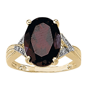 Oval Shaped Color Rings