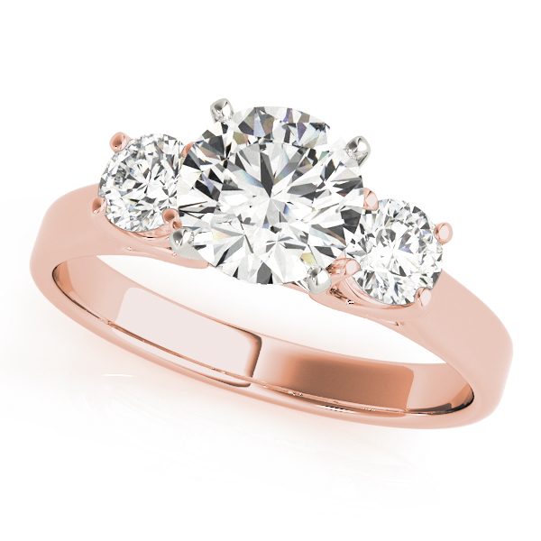 3-Stone Round Engagement Ring