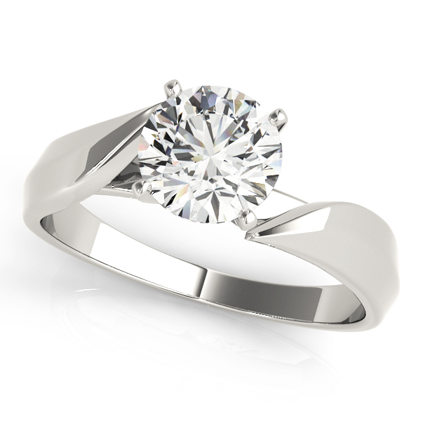 Solitaire Prong Set Engagement Ring