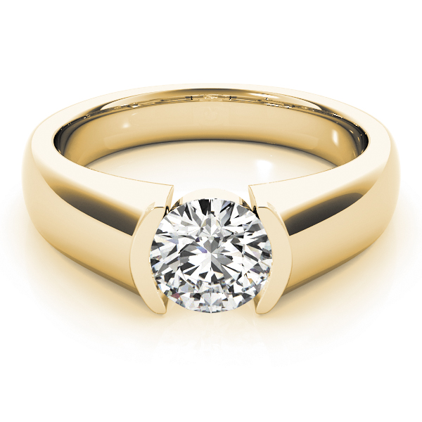 The Susanna Solitaire Engagement Ring, set view