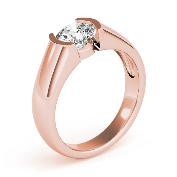 The Susanna Solitaire Engagement Ring, upright view