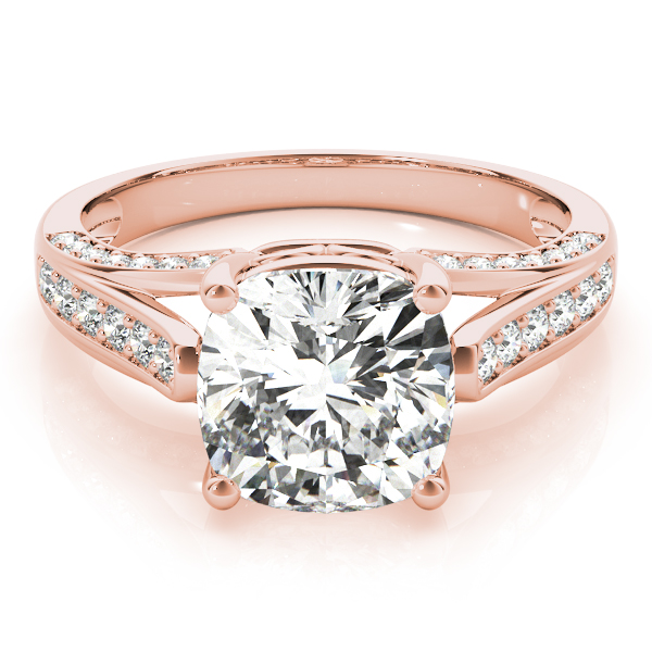 The Annabelle Multi-Row Engagement Ring, set view