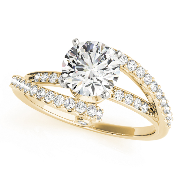 Bypass Split Shank Engagement Rings