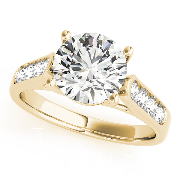 The Paloma Channel-Set Engagement Ring, front view