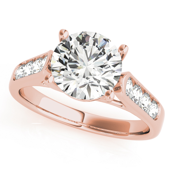 The Paloma Channel-Set Engagement Ring, front view
