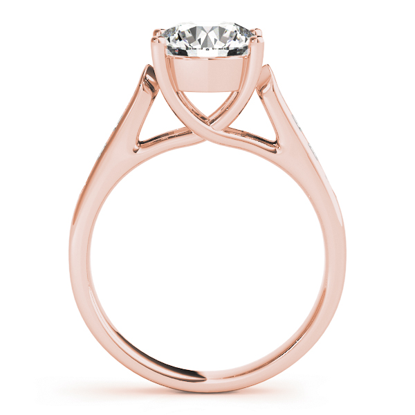 The Paloma Channel-Set Engagement Ring, side view