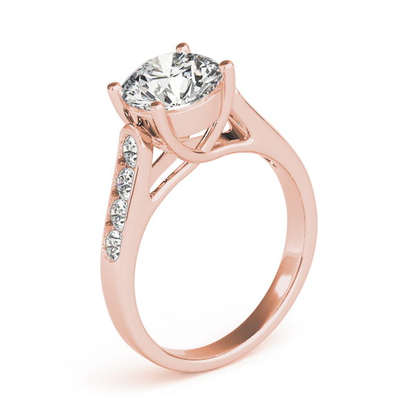 The Paloma Channel-Set Engagement Ring, upright view