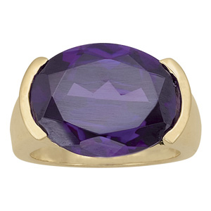 Oval Shaped Color Rings