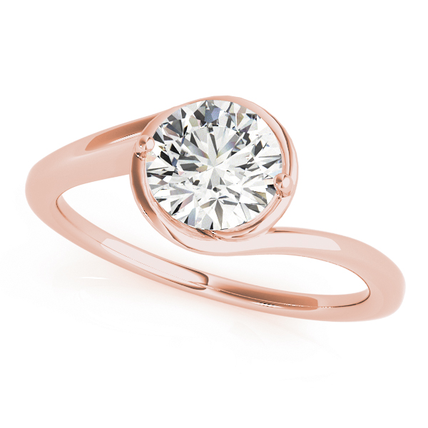 The Colette Solitaire Engagement Ring, front view