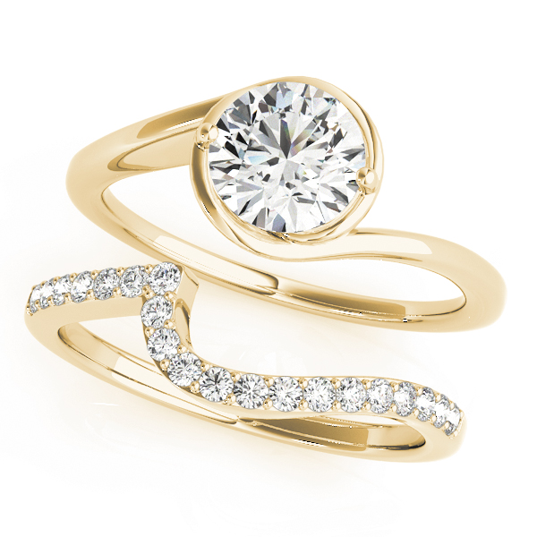 The Colette Solitaire Engagement Ring, set view