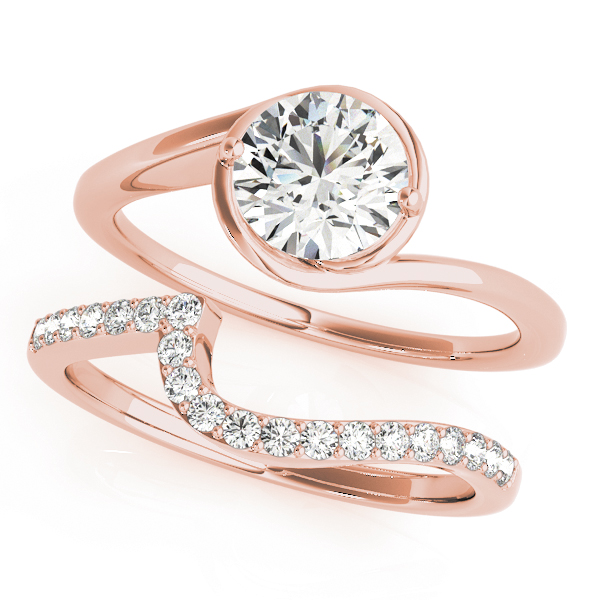 The Colette Solitaire Engagement Ring, set view