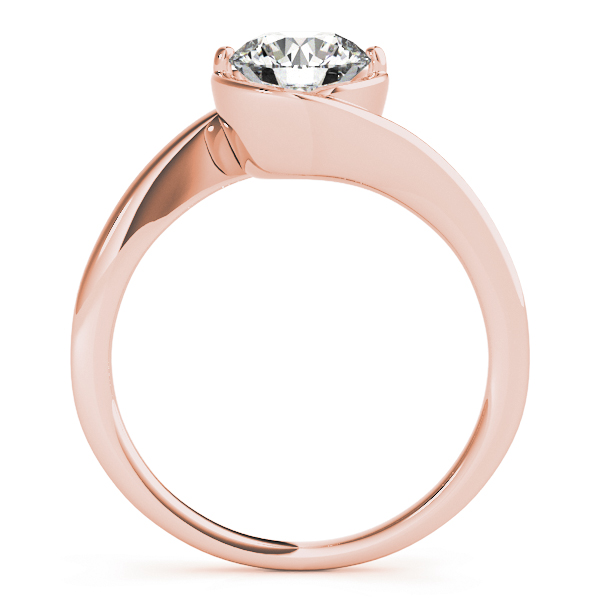 The Colette Solitaire Engagement Ring, side view