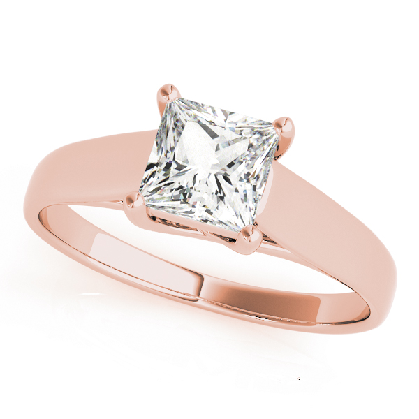 The Matilda Solitaire Engagement Ring, front view