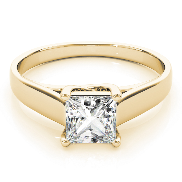The Matilda Solitaire Engagement Ring, set view